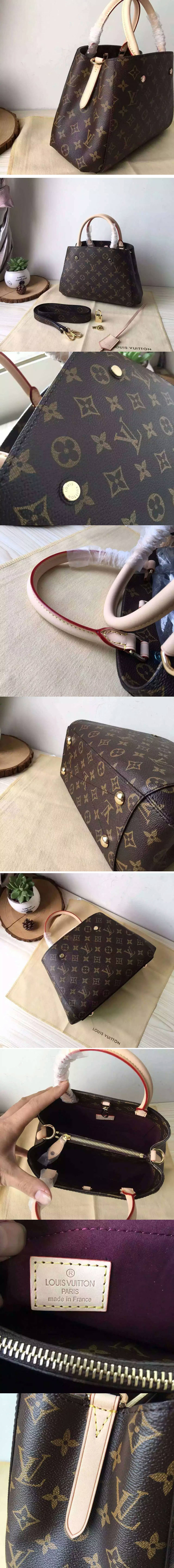 Replica Louis Vuitton M41055 Montaigne BB Monogram Canvas Bags