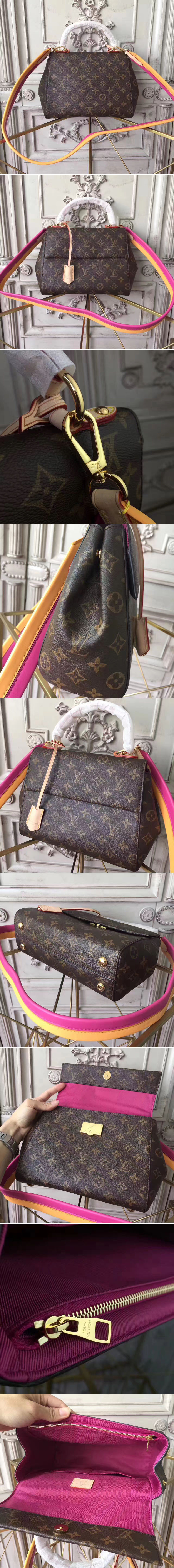 Replica Louis Vuitton M42738 Monogram Canvas CLUNY BB Bags