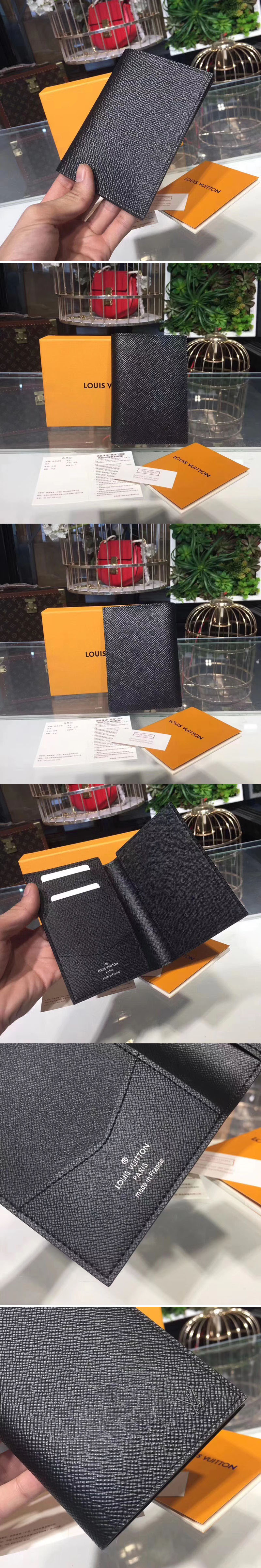 Replica Louis Vuitton M64503 Passport Cover Taiga Leahter