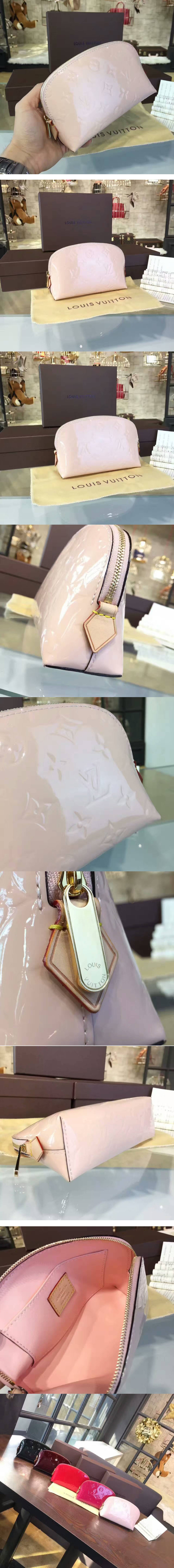 Replica Louis Vuitton M90009 Cosmetic Pouch Pink